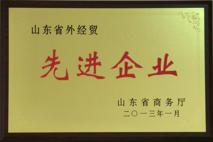 澳门49码十二生肖玩法规则荣获山东省外经贸先进企业